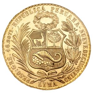 Peruanski zlatnik 100 Soles