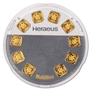 Zlatni Multidisk Heraeus 10 x 1g