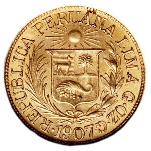 Zlatnik peruanskih 1/2 libra