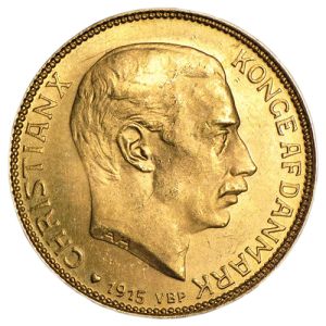 20 kruna danski zlatnik 