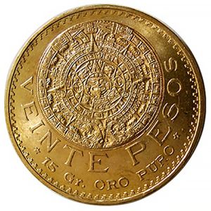 20 pesosa, meksički zlatnik Centenario 