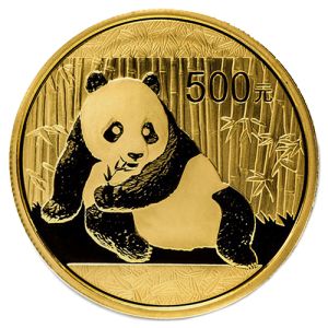 1 unca zlatnik Kineska panda