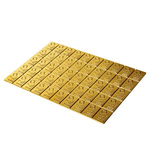 50 x 1 g zlatne poluge, različiti proizvođači
